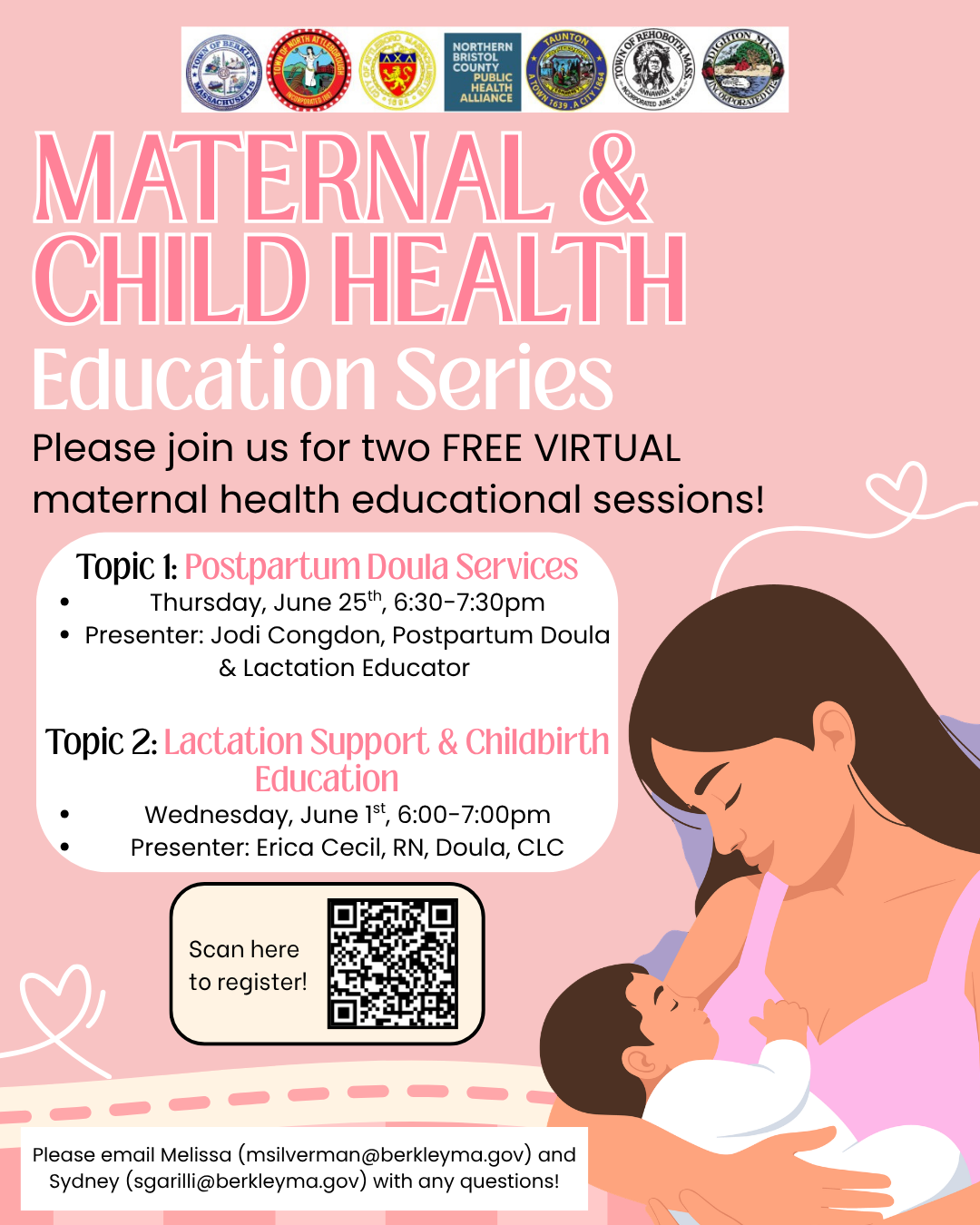 JuneJuly MCH Education Series Flyer